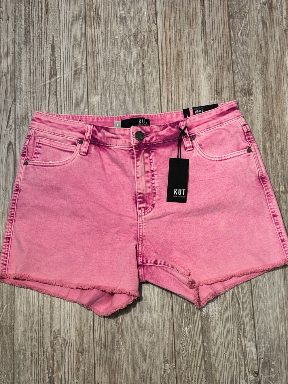 Kut from the Kloth High Ride Godget shorts size 8